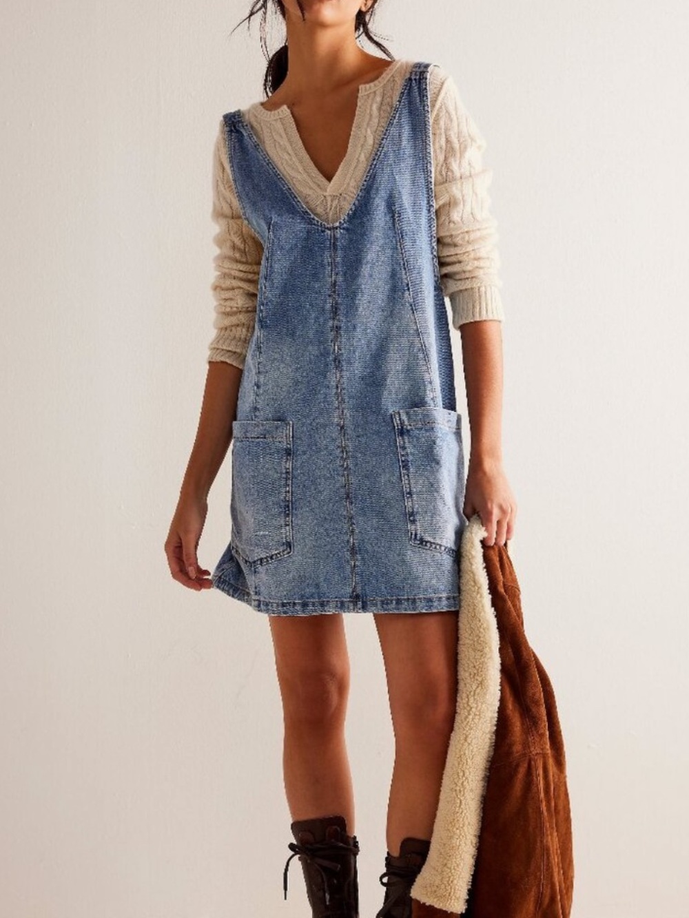 FREE PEOPLE We The Free High Roller Skirtall / Follow Your Heart size XL NWT